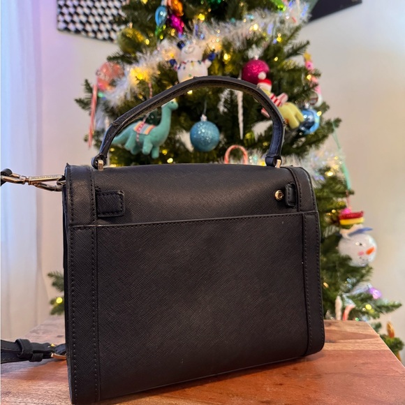 Michael Kors Black and Gold Studded Satchel - Picture 4 of 4